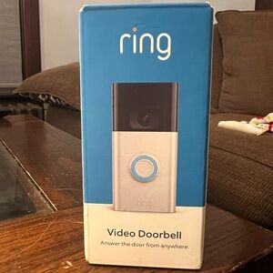 Ring Video Doorbell - 1080p HD, motion detection, easy install-2020–Satin Nickel
